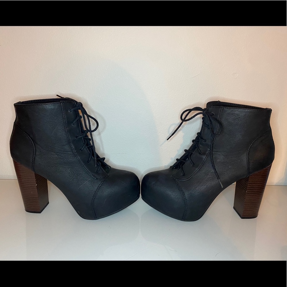 Platform booties